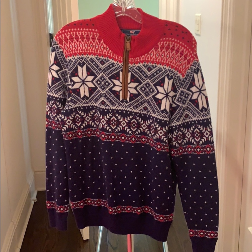 Vineyard Vines Festive Sweater Pullover